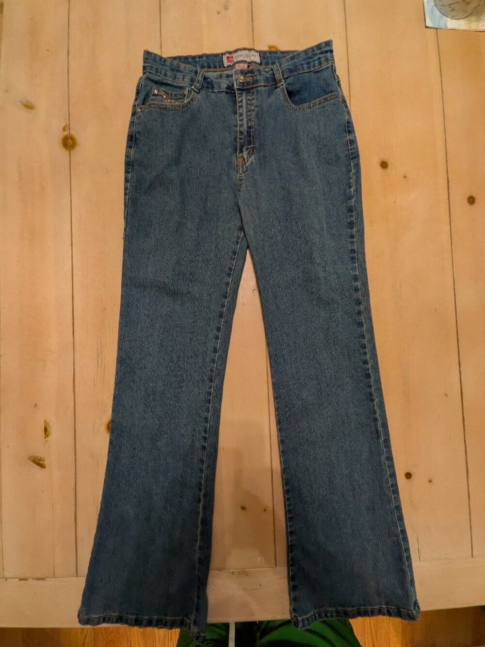 COS Jeans Bootcut Embellished Stretch Jeans, Size 5